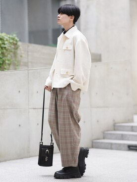 「NOWLE（ノウル）のアイテム」を使った、SHOTAさん（メンズ・176cm）の秋コーディネート