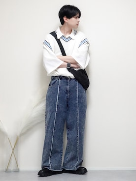 「apres jour mignon（アプレジュールミニョン）のアイテム」を使った、SHOTAさん（メンズ・176cm）の春コーディネート