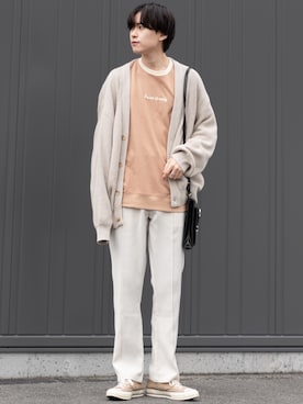 「neos（ネオス）のアイテム（トップス）」を使った、SHOTAさん（メンズ・176cm）の春コーディネート