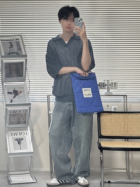 「アイテム（スニーカー）」を使った、SHOTAさん（メンズ・176cm）の夏コーディネート