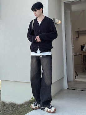「MGV（エムジーヴィー）のアイテム」を使った、SHOTAさん（メンズ・176cm）の春コーディネート