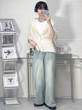 「アイテム（パンツ）」を使った、SHOTAさん（メンズ・176cm）の夏コーディネート