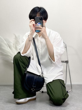 「GERMAN TRAINER（ジャーマントレーナー）のアイテム」を使った、SHOTAさん（メンズ・176cm）の秋コーディネート