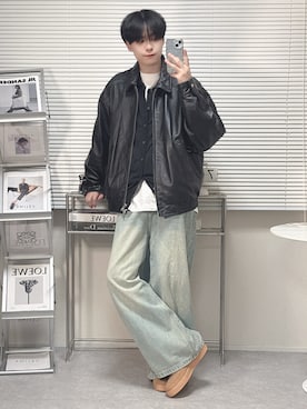 「BEAMS（ビームス）のアイテム」を使った、SHOTAさん（メンズ・176cm）の秋コーディネート