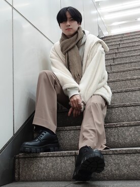 SHOTAさんの「HEAVY WEIGHT WIDE PARKA」を使ったコーディネート