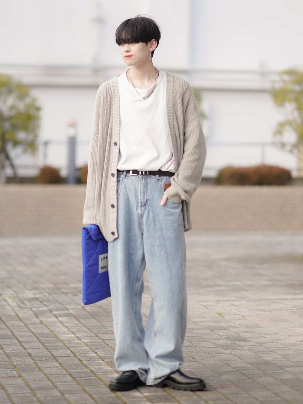 masonprince デニム ブルー takato着用 SHOTAさんのデニムパンツを使っ