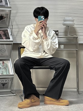 「ASCLO（エジュクロ）のアイテム」を使った、SHOTAさん（メンズ・176cm）の秋コーディネート