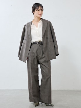 「JAMIRAY（ジャミレイ）のアイテム」を使った、rioさん（レディース・160cm）の秋コーディネート