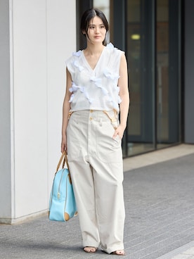rioさん(レディース・160cm)の春コーディネート