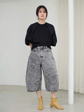 「IENA LA BOUCLE（イエナラブークル）のアイテム」を使った、rioさん（レディース・160cm）の春コーディネート