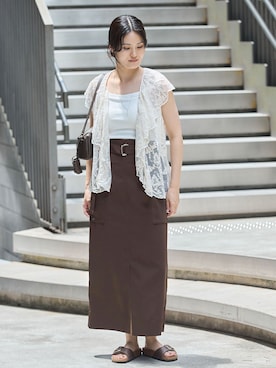 rioさん(レディース・160cm)の夏コーディネート
