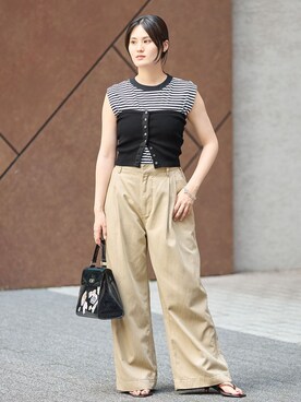 「WOMEN」｜rioさん（レディース・160cm）の夏コーディネート