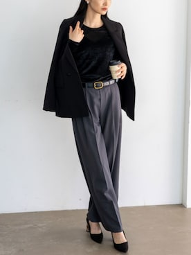 「ベルト」｜VitaFeliceさん（レディース・169cm）の秋コーディネート