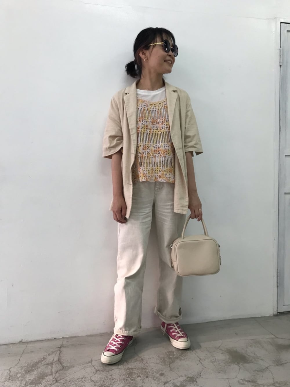 本牛革2wayキューブミニショルダーバッグを使った人気