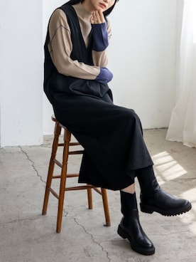 「VitaFelice（ヴィータフェリーチェ）のアイテム」を使った、VitaFeliceさん（レディース・164cm）の秋コーディネート