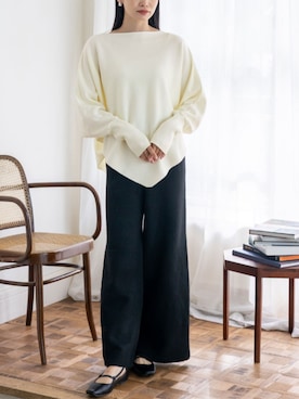 「アイテム（セットアップ）」を使った、VitaFeliceさん（レディース・164cm）の冬コーディネート