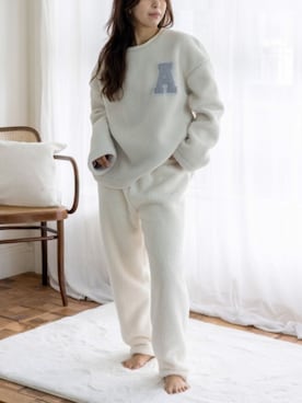 「アイテム（ルームウェア/パジャマ）」を使った、VitaFeliceさん（レディース・158cm）の秋コーディネート