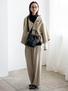 「季節の変わり目羽織コーデ」｜VitaFeliceさん（レディース・169cm）の秋コーディネート