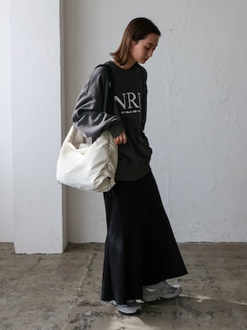 「VitaFelice（ヴィータフェリーチェ）のアイテム（ショルダーバッグ）」を使った、VitaFeliceさん（レディース・169cm）の冬コーディネート