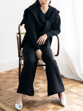 「アイテム（セットアップ）」を使った、VitaFeliceさん（レディース・164cm）の冬コーディネート