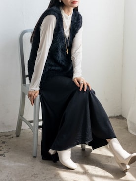 「VitaFelice（ヴィータフェリーチェ）のアイテム」を使った、VitaFeliceさん（レディース・164cm）の秋コーディネート