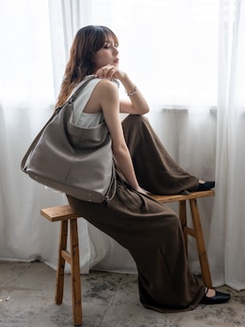 「VitaFelice（ヴィータフェリーチェ）のアイテム」を使った、VitaFeliceさん（レディース・166cm）の夏コーディネート