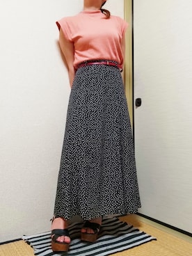「UNTITLED（アンタイトル）のアイテム（スカート）」を使った、うたみるのさん（レディース・151cm）の秋コーディネート