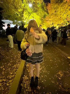 「SNIDEL（スナイデル）のアイテム（ジャケット/アウター）」を使った、ちゃむさん（レディース・156cm）の春コーディネート