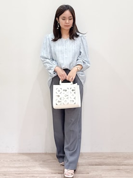 「SOUP（スープ）のアイテム」を使った、shimaさん（レディース・152cm）の春コーディネート