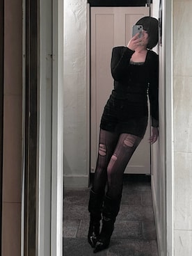 「CHARLES & KEITH（チャールズ & キース）のアイテム（ブーツ）」を使った、ponthautさん（レディース・166cm）の秋コーディネート