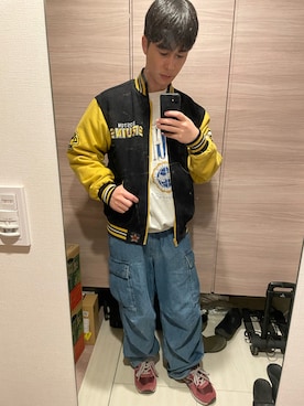 「GORGE（ゴージ）のアイテム」を使った、ひろさん（メンズ・166cm）の冬コーディネート