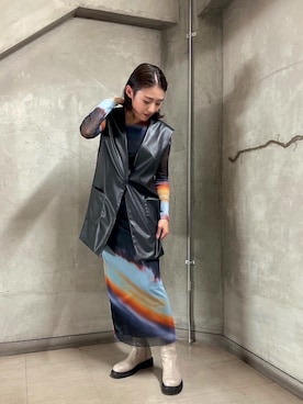 「オリエンタルトラフィック」｜「アイテム（ワンピース/ドレス）」を使った、ORientalTRaffic高田馬場さん（レディース・156cm）の秋コーディネート