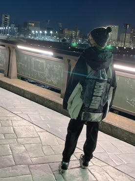 「RE730（アールイーセブンサーティー）のアイテム」を使った、あやらてさん（レディース・151cm）の春コーディネート