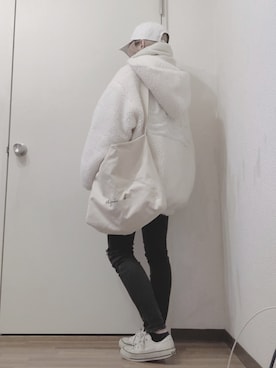 「Java（ジャバ）のアイテム」を使った、あやらてさん（レディース・151cm）の冬コーディネート