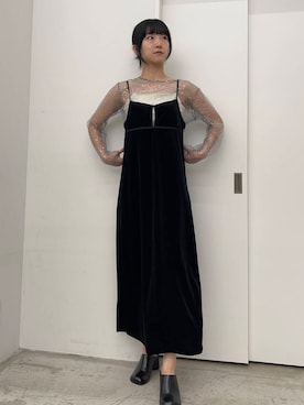 「アイテム（その他トップス、シルバー系）」を使った、カワグチさん（レディース・164cm）の夏コーディネート