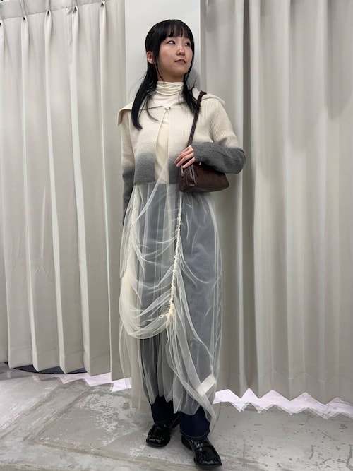 良品　REPLAY ローゲージ　コットン　セーター　ニット　グラデーション　L REPLAY セーター ニット コットングラデーションセーター メンズ