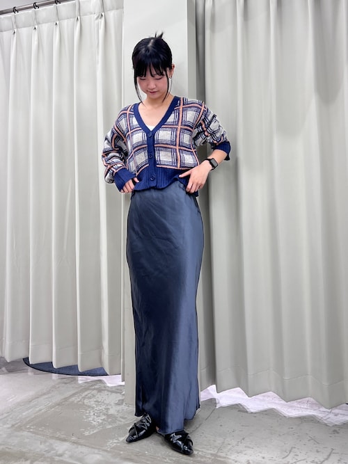 45rpm/45DASH】タータンチェック変形ボレロ カーディガン 3 45rpm