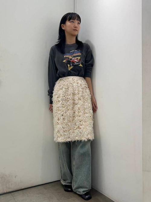 セール】スパンコールフリンジスカート（スカート）｜SENSE OF PLACE