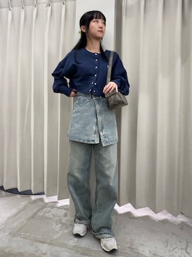 「アイテム（スウェット）」を使った、カワグチさん（レディース・164cm・20代）の秋コーディネート