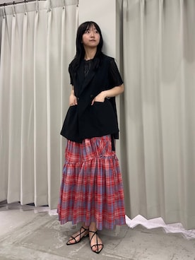 カワグチさん（レディース・164cm）の夏コーディネート