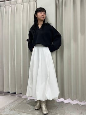 「トレンド」｜カワグチさん（レディース・164cm）の冬コーディネート