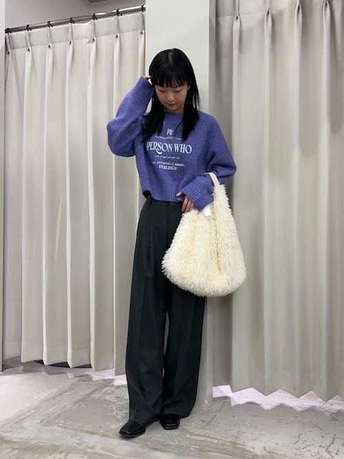 ビアズリー フェイクボアトートバッグ - メルカリ