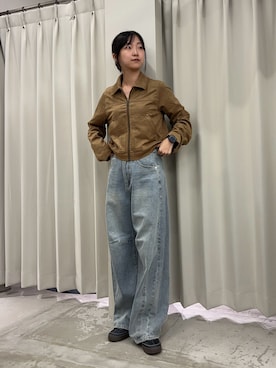 「アイテム（その他アウター）」を使った、カワグチさん（レディース・164cm・20代）の秋コーディネート