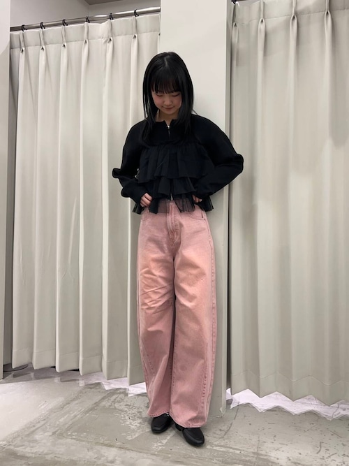 ダブルジップフリルニットカーディガン（カーディガン/ボレロ）｜SENSE