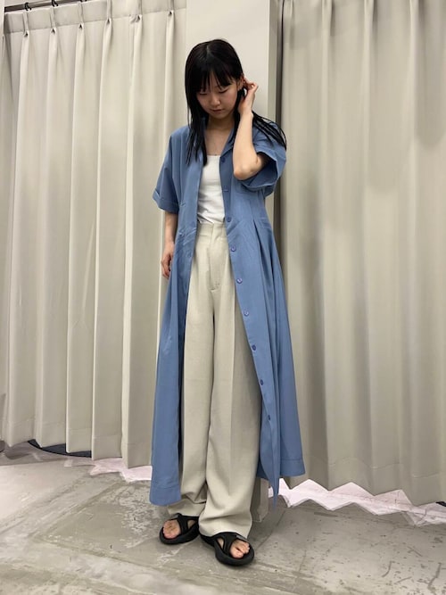 ワンピース　1〜107 サテンジョーゼットワンピース｜ドレス｜KEITH(キース)｜ルック