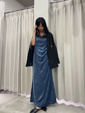 「アイテム（テーラードジャケット）」を使った、カワグチさん（レディース・164cm・20代）の夏コーディネート