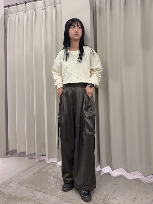 セール】サテンカーゴパンツ（カーゴパンツ）｜SENSE OF PLACE by