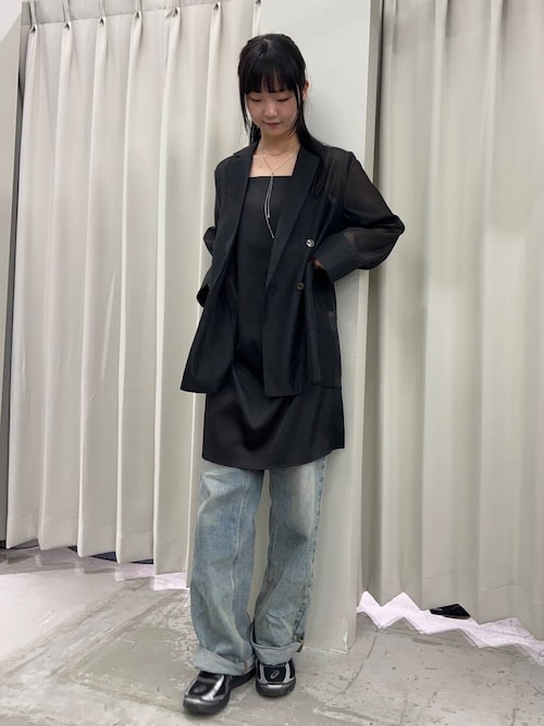 セール】サテンタックミニキャミワンピース（ワンピース