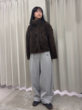 「アイテム（ブルゾン）」を使った、カワグチさん（レディース・164cm・20代）の秋コーディネート