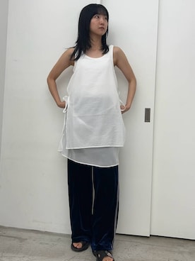 「SENSE OF PLACE by URBAN RESEARCH（センスオブプレイスバイアーバンリサーチ）のアイテム」を使った、カワグチさん（レディース・164cm）の夏コーディネート